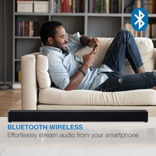 iLive Electronics Wall Mountable Sound Bar with Bluetooth, 37 Inches, Black (ITB259B) 6