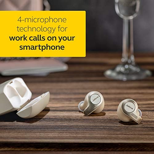 Jabra Elite 65t Alexa Enabled True Wireless Earbuds Charging Case – Titanium Black 5