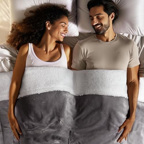 Flannel Electric Blanket King Dual Control, Heated Blanket with 20 Heat & 10 Timer Settings, Auto Shut-Off & Overheat Protection, Machine Washable, ETL Certified, 90x100 in, Gray 9