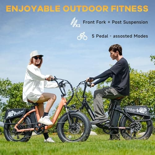 1500W Peak Electric Bike for Adults, 48V 20Ah Removable Battery Max Range 80Miles & 30MPH Electric Bicycle, 20''×4.0" Fat Tire Ebike,Fast Cargo Ebikes,Commute Mountain Step Thru E-Bike… 7