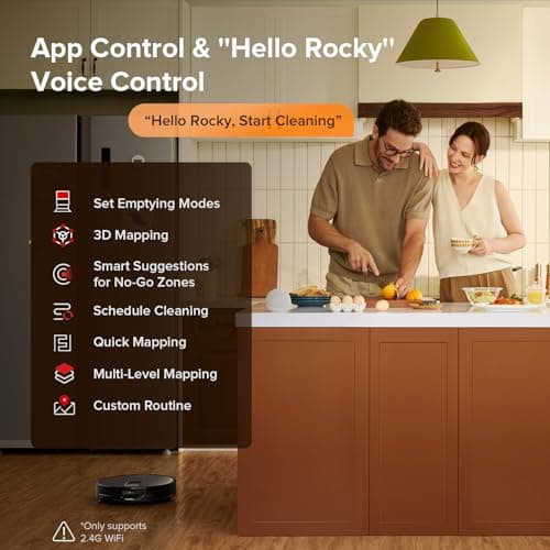 roborock Qrevo Slim Robot Vacuum and Mop Combo, 8.2cm Ultra-Slim, 3D Sensing Tech, Advanced Obstacle Recognition, Powerful Suction, FlexiArm Side Brush & Mop, Auto Mop Washing & Drying, Self-Emptying 8