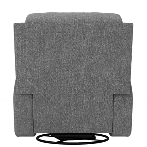 LARMACE Power Swivel Recliner Chair Rocker Glider Overstuffed Rocking Recliner Electric Reclining Sofa Chair for Living Room, Grey 9