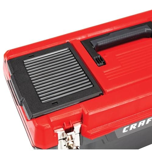 CRAFTSMAN Tool Box, Lockable 20-inch with Removable Tray and Small Parts Storage (CMST20901) 9