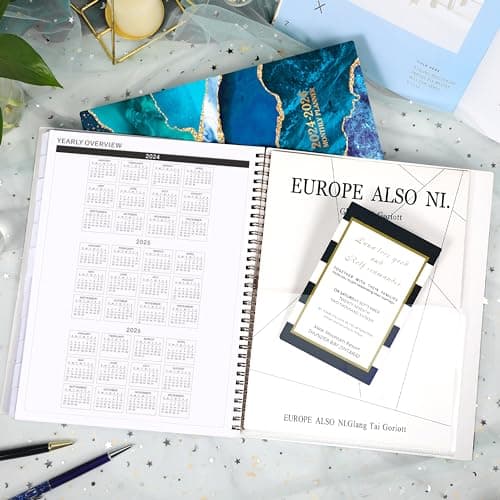 2024-2026 Monthly Planner/Calendar - Jul 2024 - Jun 2026, 2 YearPlanner 2024-2026, Monthly Tabs, Twin-Wire Binding, Holidays, Notes Pages 6