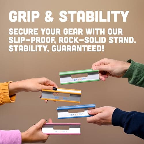 Steepy Portable Laptop Stand for Desk – Adjustable Height, & Portable Laptop Holder – Ergonomic Computer Stand for Cooling & Comfort – Slip-Proof, Sturdy Design – Universal Fit for 13-17 Inch Devices 5