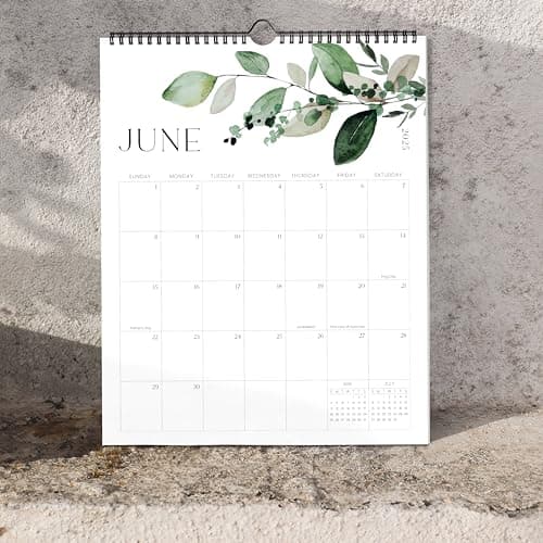 Aesthetic 2026 Wall Calendar - Runs Until December 2026 - The Perfect Large Modern Greenery Calendar Planner for Easy Organizing 6