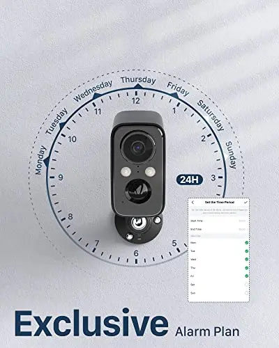 IHOXTX Security Cameras Wireless Outdoor: Cameras for Home Security WiFi Camera with Solar Panel Battery Powered Surveillance System Kit Motion Sensor Alarm Floodlight Night Vision IP66 Waterproof 9