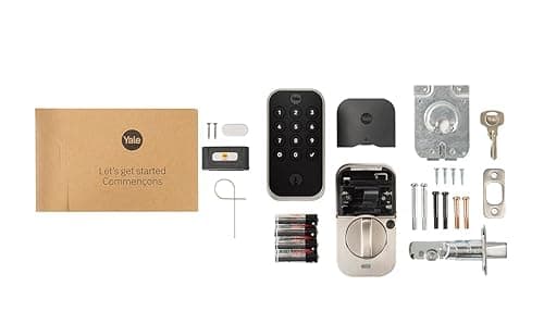 Yale Security Assure Lock 2 Deadbolt, Satin Nickel Keyed Smart Entry Door Lock with Wi-Fi Connected Keypad for Code Entry and Remote Access, YRD410-WF1-619 9