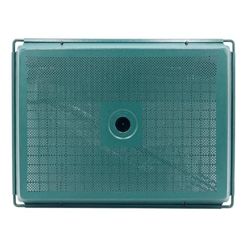 Zenport Z203009 2-in-1 Platform Bird Feeder, Post Mount, Sturdy Metal Weatherproof Construction, Green 5