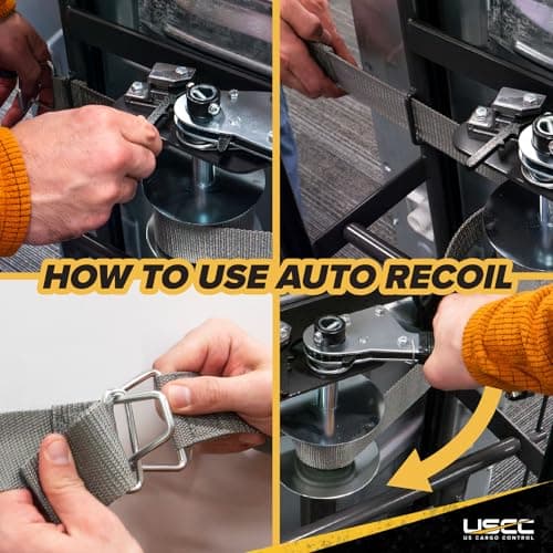 US Cargo Control Appliance Dolly Heavy Duty with Stair Climber & Kickback Wheels, 1,200 LBS Capacity, Industrial Appliance Hand Truck with Single Auto Recoil Strap System, Heavy Duty Steel Hand Truck 9