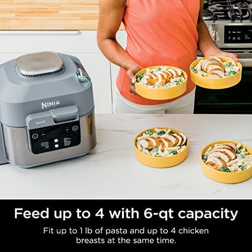 Ninja SF301 Speedi Rapid Cooker & Air Fryer, 6-Quart Capacity, 12-in-1 Functions to Steam, Bake, Roast, Sear, Sauté, Slow Cook, Sous Vide & More, 15-Minute Speedi Meals All In One Pot, Sea Salt Gray 5