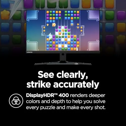 Lenovo Legion Y27h-30 Monitor - Gaming Monitor - 27" QHD Display - Overclocked 180z Refresh Rate - Lenovo Artery Software - AMD FreeSync™ Premium - 0.5ms MPRT - Raven Black NearEdgeless Design 5