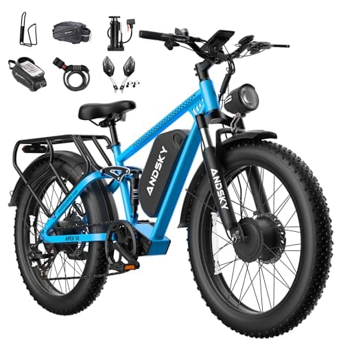 ANDSKY Apex 50 Electric Bike 12 31 (48V Standard, Blue)