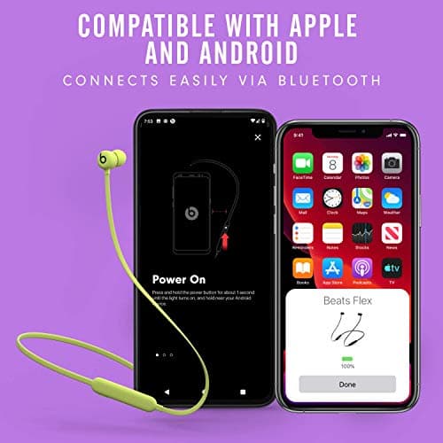 Beats Flex with Apple 20W USB-C Power Adapter - Yuzu Yellow 3