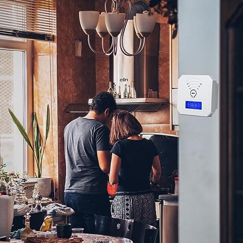 COOKSS Carbon Monoxide Detector 2 Pack,CO Gas Monitor Alarm with LCD Digital Display and Sound Warning，Battery Powered High Accuracy CO Alarm for Home,Office,Warehouse 6