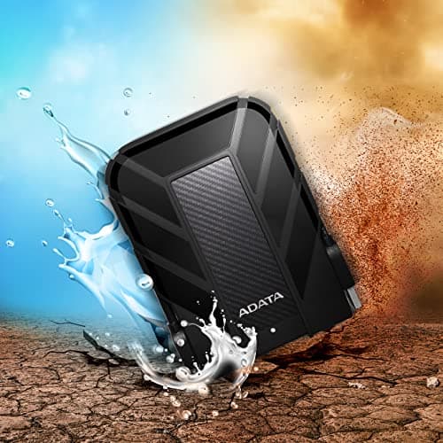 ADATA HD710 Pro - 4 TB External Hard Drive - Shockproof, Waterproof & Dustproof - Durable Storage - For Gamers, Students & Professionals - Mac, PC & Linux Compatible - Black - AHD710P-1TU31-CBK 6