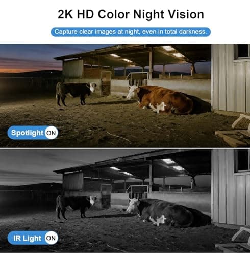 4G LTE Security Camera Outdoor, 360° PTZ Outdoor Camera for Remote Areas, Solar Camera Outdoor Wireless, PIR Motion Detection, 2K Color Night Vision, 2-Way Talk, IP66 Waterproof, Wall/Ceiling Mount 6