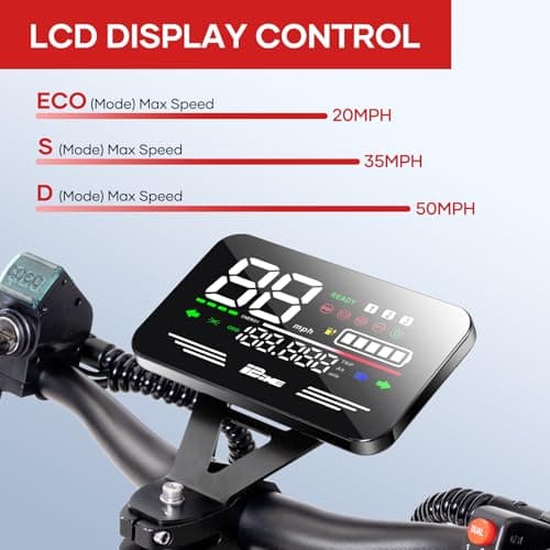 S3 Electric Scooter for Adults, 6000W Dual Motors, Up to 50MPH & 55 Miles, 60V 24Ah Battery, 11" Tires, Off-Road E-Scooter with Dual Brake & Suspension Systems, Folding Commuter Electric Scooter 6