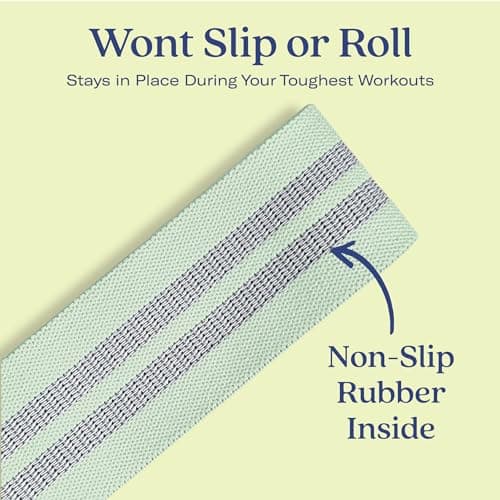 ALTA Booty Bands for Women - Premium Non-Slip Fabric Resistance Bands for Working Out - Cloth Resistance for Legs, Fabric Exercise Leg Straps for Working Out Women, Looped Hip Loop Set 5