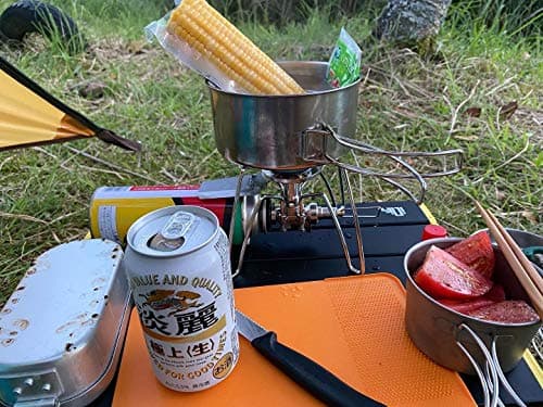 iClimb Ultralight Compact Camping Folding Table with Carry Bag (Black - S) 9