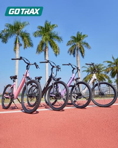 Gotrax Dolphin 26" Electric Bike, Max Range 30Miles(Pedal-assist1)&20Mph Power by 350W, 5 Pedal-Assist Levels&Front Suspension, 7-Speed&Boost Mode, City E-Bike for Adult Leisure Riding/Commuting 9