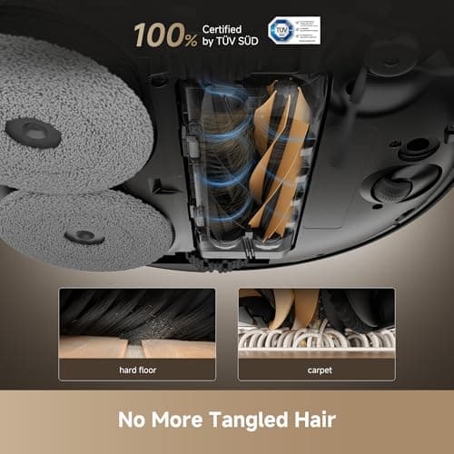 DREAME X50 Ultra Robot Vacuum and Mop with Auto-Empty and Mop Self-Cleaning, 20,000Pa Suction and Roller Brush Cover 6