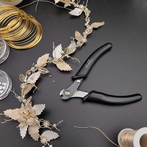 Beaditive Memory Wire Cutter | Jewelry Making, Beading, Crafting | High-Carbon Steel | 5-Inch (Black) 6