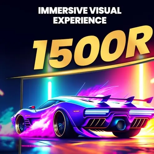 CRUA 49" Curved Gaming Monitor | DQHD(5120 * 1440), 144Hz/165Hz, 1500R, 32:9, AMD FreeSync, 120% sRGB, Height Adjustable Ultra-Wide Screen Monitors, HDMI 2.1 & DP 1.4, Wall Mount Install- Black 7