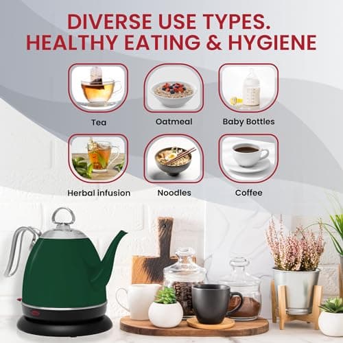 Chantal Mia Electric Kettle, 32 oz (Green) 7