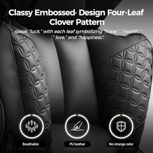 COMHOMA Big and Tall Office Chair Heavy Duty Wide Ergonomic Gaming Chair with Deluxe Embossing Designed Leather with Foot Rest,150°Reclining Adjustable Armrests Pocket Spring Back Support and Pillow 5