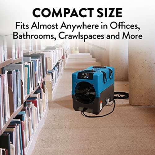 Dri-Eaz Revolution LGR Commercial Dehumidifier with Pump, 17 Gallon, Industrial Dehumidifier, Compact Dehumidifier 5