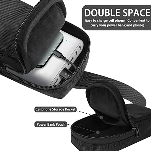 CaSZLUTION Travel Case for Anker PowerCore 26800mAh, RAV Power 26800/20100/20000mAh, ROMOSS 30000mAh External Battery Pack 4