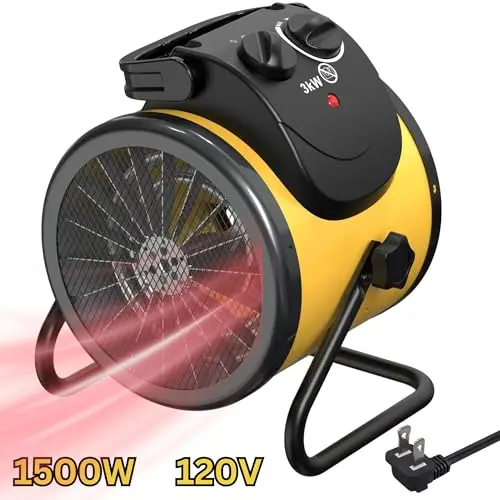 Dura Heat Electric Forced Air Heater, 5,120 BTU- EUH1500 9