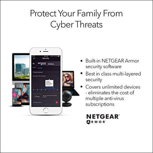 NETGEAR 4-Stream WiFi 6 Router (R6700AX) – AX1800 Wireless Speed (Up to 1.8 Gbps) | 1,500 sq. ft. Coverage (Renewed) 7
