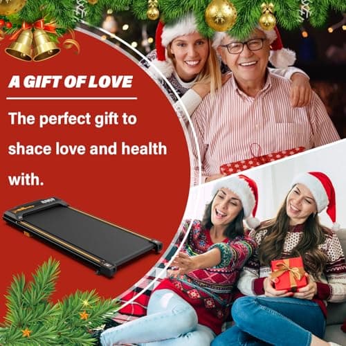 LIVIVOX Under Desk Treadmill, Treadmill for Compact Storage with Retractable Design, Walking Pad with Incline for Home Office, 2.5HP Portable with 300 Lbs Weight Capacity, LED Display, Remote Control 6