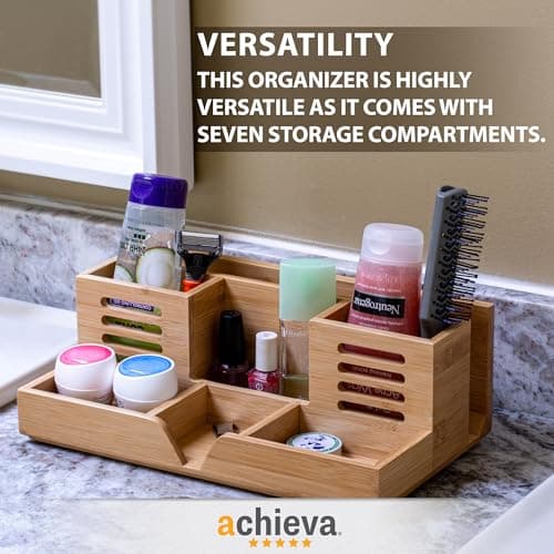 Achieva Bamboo Desk Organizer (71001) 5