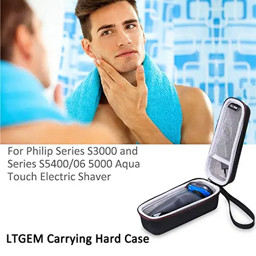 LTGEM Case for Philips Norelco Electric Men Shaver Series 2100 2300 3500 6800 3100 5500 5100 5300 5700 6880 7100 Wet/Dry Rotary Shaver 7