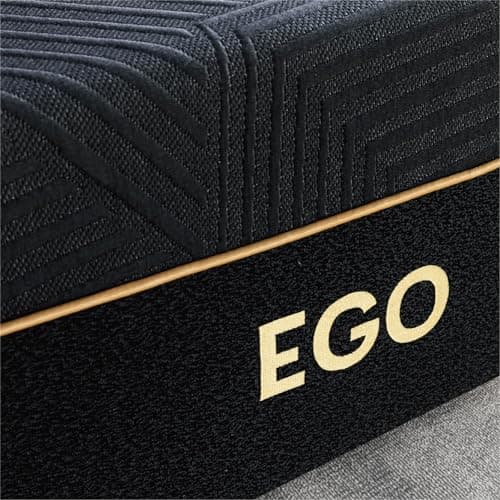 EGOHOME 14 Inch King Size Memory Foam Mattress for Back Pain, Cooling Copper Gel Bed in a Box, Foam Made in USA, CertiPUR-US Certified, Therapeutic Medium Firm, 76x80x14 Black 7