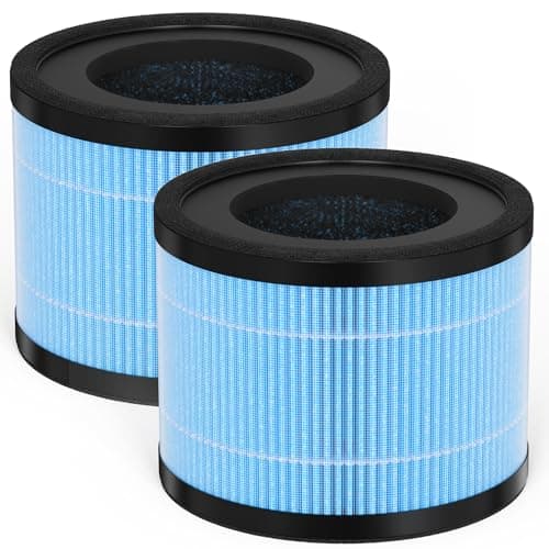 XBWW 2 Packs AP0801 Replacement Filter Compatible with Aircillin AP0801 Air Cleaner Purifier, 3-in-1 Filtration of Premium Filter, Activated Carbon and Pre-Filter