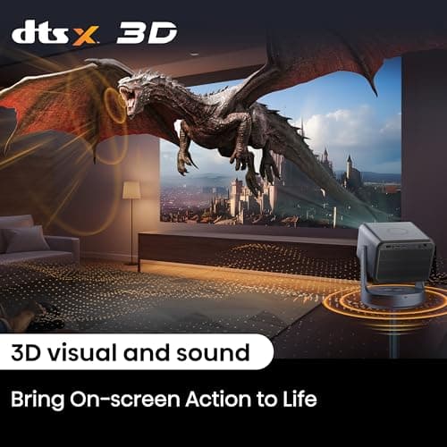 Hisense C2 Ultra, Triple Laser Smart Portable Projector, 4K UHD, 3,000 Lumens, 65” – 300”, Dolby Vision, IMAX Enhanced, Sound by JBL, Netflix Included, Designed for Xbox, Optical Zoom 11