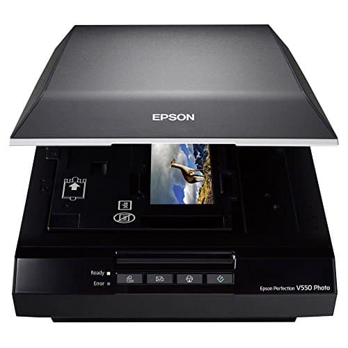 Epson Perfection V550 Color Photo, Image, Film, Negative & Document Scanner with 6400 DPI Optical Resolution
