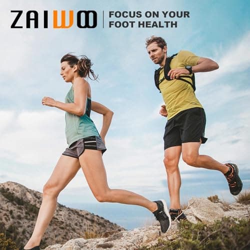 ZAIWOO Wearable Arch Support Inserts for Women & Men – 2 Adjustable Heights, Non-Slip Breathable – Plantar Fasciitis Relief Arch Band for Flat Feet, High Arches 8