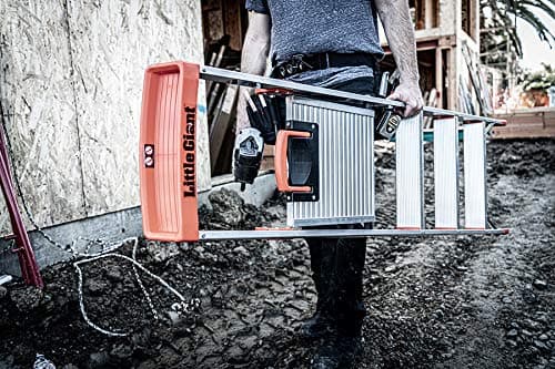 Little Giant Ladders Flip-N-Lite 6 ft Lightweight Step Ladder with Standing Platform, Aluminum, 300 lb Load Capacity, Type 1A Extra Heavy Duty, 10.25 ft Reach Height (15270-001) 19