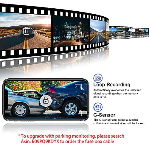 Fitcamx 4K Dash Cam Suitable for Honda Civic 2022-2026 & Type R Si (Black Cover), OEM Factory Look, UHD 2160P Video, Built-in WiFi & APP, Loop Recording, Gravity Sensor, Easy to Install, 64GB Card 7