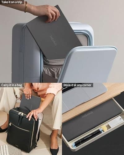 Intehill 4K Portable Monitor for Laptop, 3840x2400 Portable IGZO Display 16:10, 100% sRGB USB-C HDMI External Display with Speakers, Travel Monitor Second Screen with Magnetic Protective Cover, U13NA 8