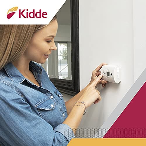 Kidde Carbon Monoxide Detector, AA Battery Powered CO Alarm with LEDs, Test-Reset Button, Low Battery Indicator, Portable 6