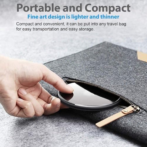 Wireless Charging Pad for Samsung S23/S23+/S22/S22+/S21/S20/S20+/S10/Note10/Note9 15W Wireless Charger for iPhone 16/15/14/13/12/11/AirPods [USB C to USB OTG Adapter] 5