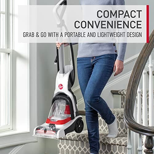 Hoover PowerDash Pet+ Compact Carpet Cleaner Machine, Lightweight Carpet Shampooer Machine, Pair with a Hoover Carpet Cleaner Solution for a Bright, Refreshed Home 5