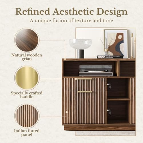 Perledesign Standing Desk with File Cabinet, 70 Inch L Shaped Electric Height Adjustable Executive Desk with AC/USB and Privacy Panel, Computer Corner Table for Home Office, Black Walnut 8