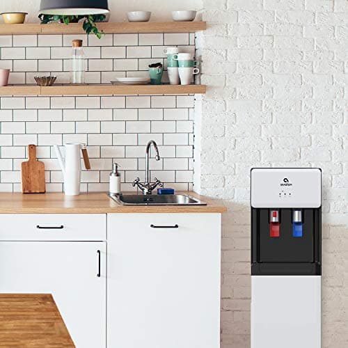 Avalon Bottom Loading Water Cooler Dispenser - Hot & Cold Water, Child Safety Lock, Innovative Slim Design, Holds 3 or 5 Gallon Bottles - UL Listed- White 6